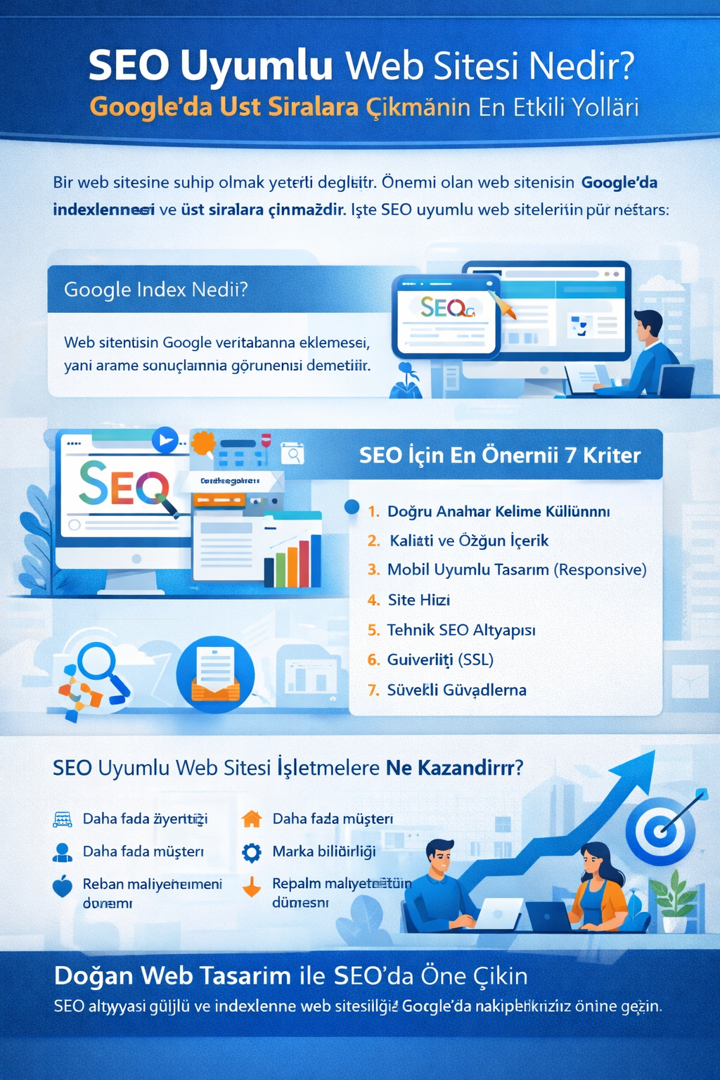 SEO Uyumlu Web Sitesi Nedir? Google’da Üst Sıralara Çıkmanın En Etkili Yolları