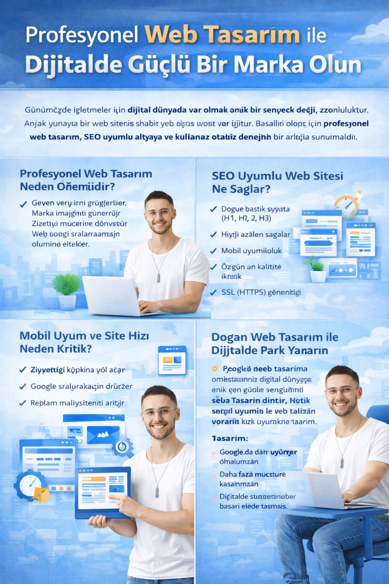 Profesyonel Web Tasarım ile Dijitalde Güçlü Bir Marka Olun
