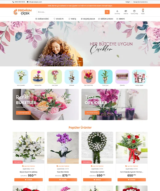 Premium Çiçek Yazılımı