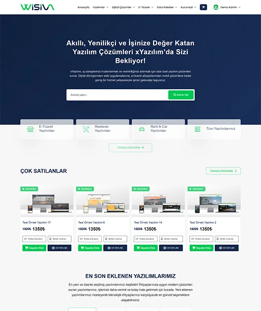 Wisi Yazılım Satış Scripti