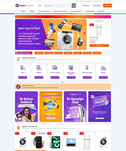 Modern Pazaryeri Yazılımı (C2C)