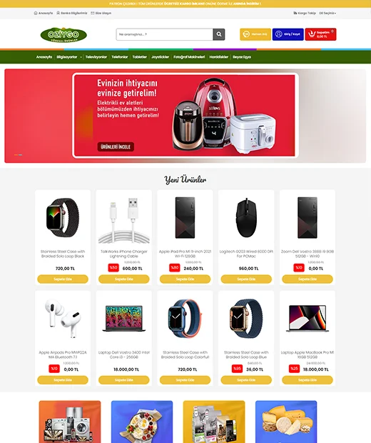 Yöresel Eticaret Yazılımı